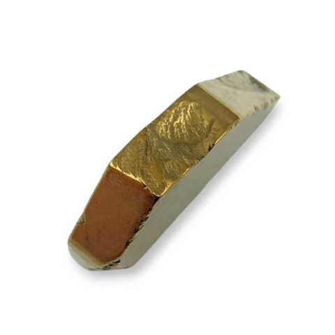 Titanium agate slice with hole 33x27 mm no 18 Titanium agate slice with hole 33x27 mm no 18