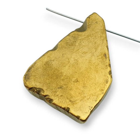 Titanium agate slice with hole 34x25 mm no 30 Titanium agate slice with hole 34x25 mm no 30