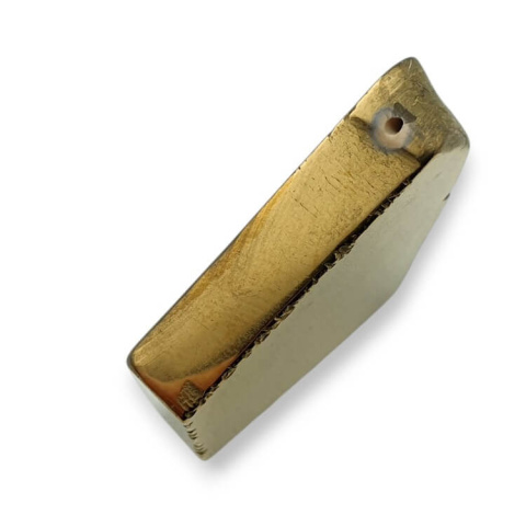 Titanium agate slice with hole 35x25 mm no 39 Titanium agate slice with hole 35x25 mm no 39
