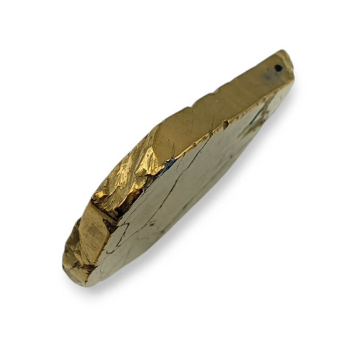 Titanium agate slice with hole 35x29 mm no 26 Titanium agate slice with hole 35x29 mm no 26