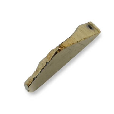 Titanium agate slice with hole 35x30 mm no 12 Titanium agate slice with hole 35x30 mm no 12