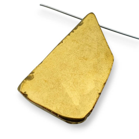 Titanium agate slice with hole 36x23 mm no 35 Titanium agate slice with hole 36x23 mm no 35