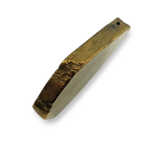 Titanium agate slice with hole 36x26 mm no 28 Titanium agate slice with hole 36x26 mm no 28