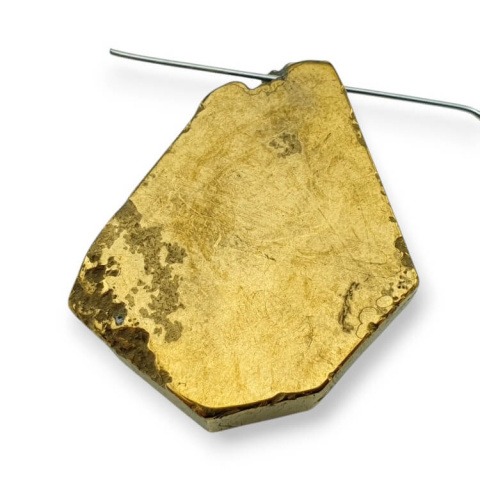 Titanium agate slice with hole 36x27 mm no. 21 Titanium agate slice with hole 36x27 mm no. 21