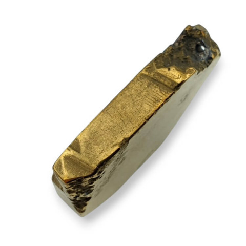 Titanium agate slice with hole 36x27 mm no. 21 Titanium agate slice with hole 36x27 mm no. 21
