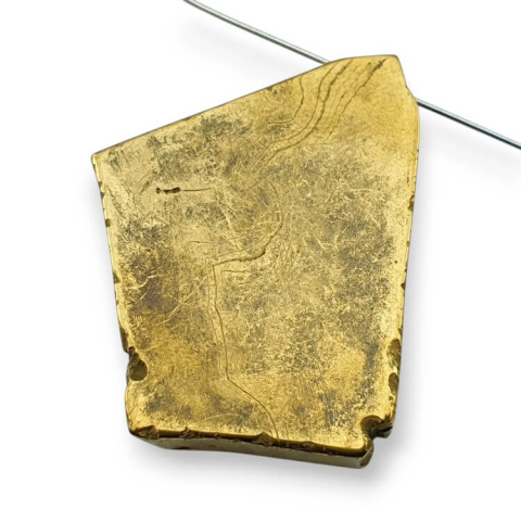 Agat tytanowy plaster z dziurką 36x28 mm nr 42 Agat tytanowy plaster z dziurką 36x28 mm nr 42