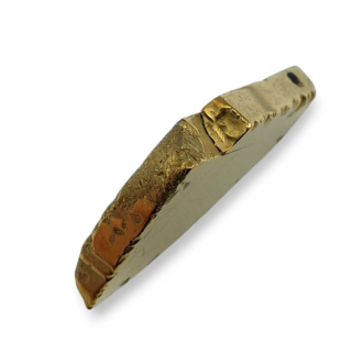 Agat tytanowy plaster z dziurką 37x24 mm nr 17