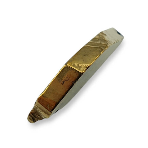 Titanium agate slice with hole 38x24 mm no. 24 Titanium agate slice with hole 38x24 mm no. 24