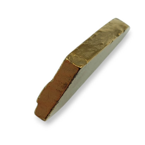 Titanium agate slice with hole 38x26 mm no. 6 Titanium agate slice with hole 38x26 mm no. 6