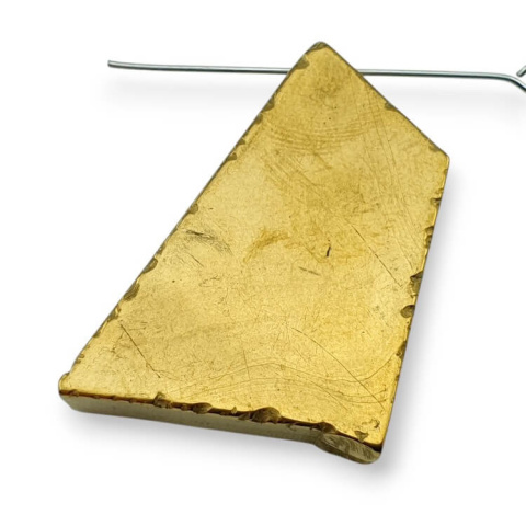 Titanium agate slice with hole 39x25 mm no. 38 Titanium agate slice with hole 39x25 mm no. 38