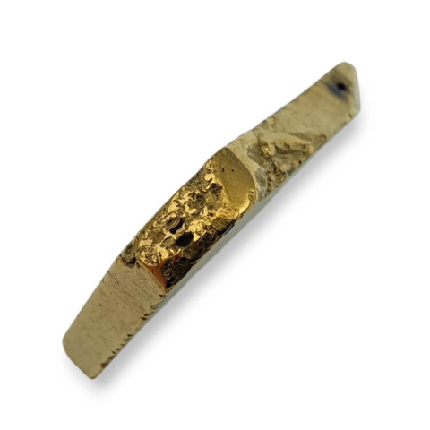 Titanium agate slice with hole 39x26 mm no 5 Titanium agate slice with hole 39x26 mm no 5