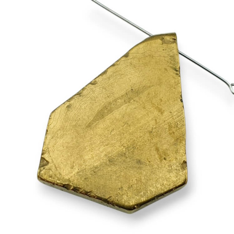 Titanium agate slice with hole 41x29 mm no 23 Titanium agate slice with hole 41x29 mm no 23