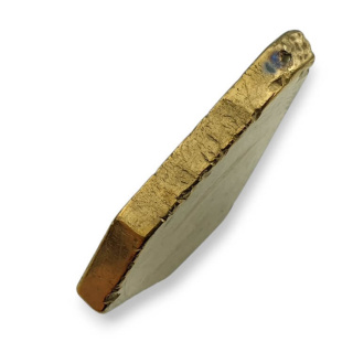 Agat tytanowy plaster z dziurką 41x29 mm nr 23