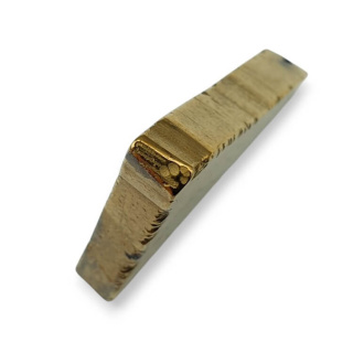 Agat tytanowy plaster z dziurką 42x32 mm nr 4
