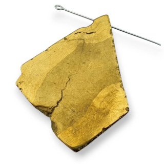 Agat tytanowy plaster z dziurką 49x36 mm nr 2