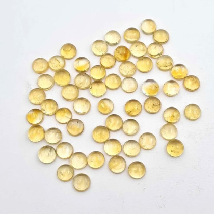 Cytryn kaboszon fi 9 mm 1 szt