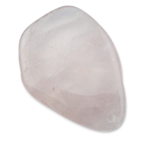Pink quartz slice with hole 49x36 mm no 15 Pink quartz slice with hole 49x36 mm no 15
