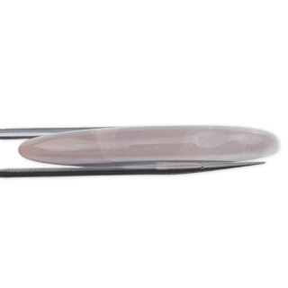 Pink quartz slice with hole 50x29 mm no 20