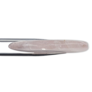 Pink quartz slice with hole 52x33 mm no 11