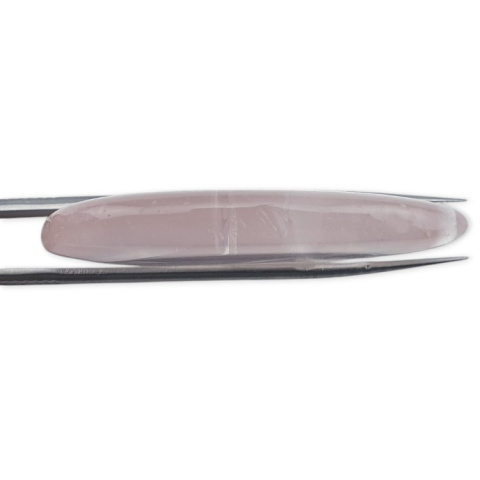Pink quartz slice with hole 53x30 mm no 17 Pink quartz slice with hole 53x30 mm no 17