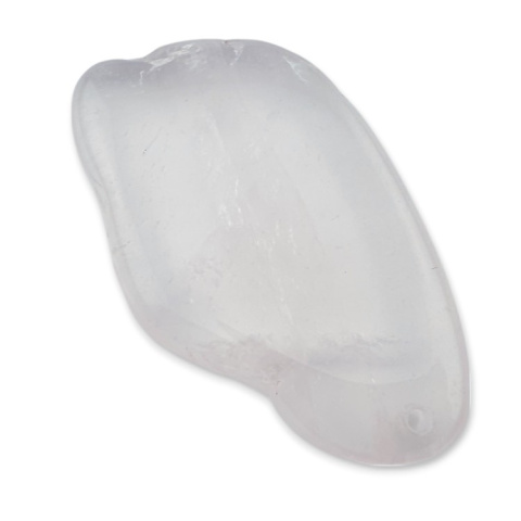 Pink quartz slice with hole 56x33 mm no 14 Pink quartz slice with hole 56x33 mm no 14