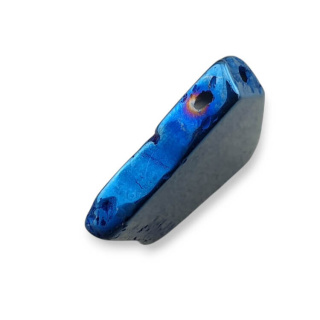 Agate titanium slice with hole 25x24 mm no. 235