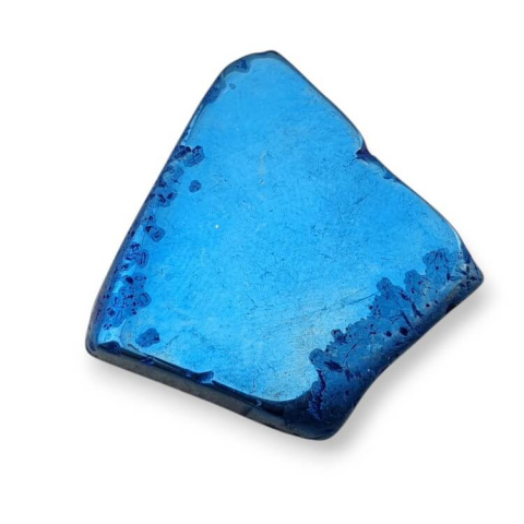 Titanium agate slice with hole 25x24 mm no 235 Titanium agate slice with hole 25x24 mm no 235