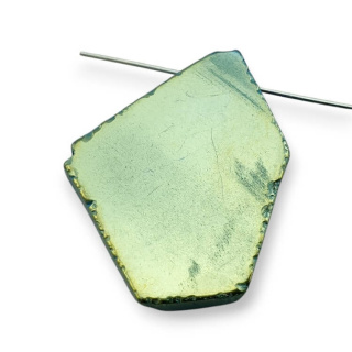 Agate titanium patch with hole 25x25 mm no 114
