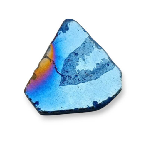 Titanium agate slice with hole 26x25 mm no 121 Titanium agate slice with hole 26x25 mm no 121