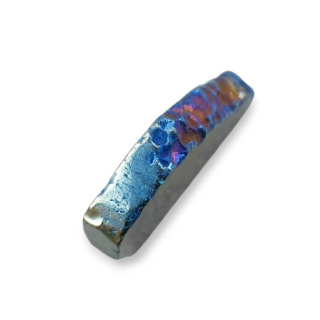 Agate titanium patch with hole 27x22 mm no 115