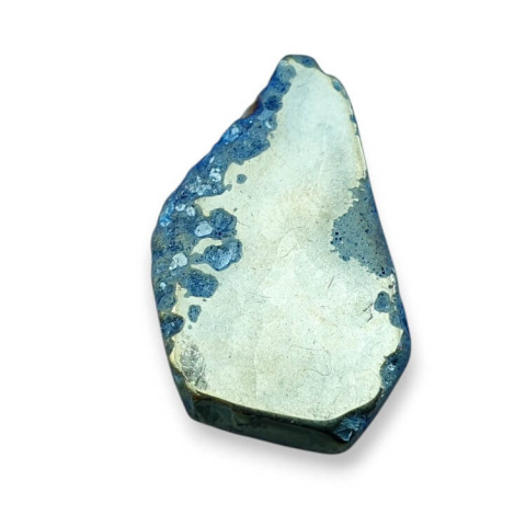 Agate titanium patch with hole 28x17 mm no. 123 Agate titanium patch with hole 28x17 mm no. 123