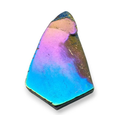 Titanium agate slice with hole 29x24 mm no 279