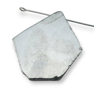 Titanium agate slice with hole 29x27 mm no 167