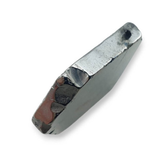 Titanium agate slice with hole 29x27 mm no 167
