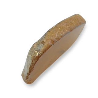Titanium agate slice with hole 29x27 mm no 341