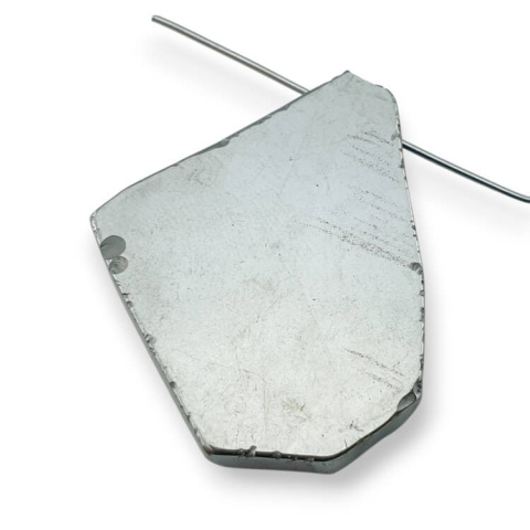 Titanium agate slice with hole 29x28 mm no. 125 Titanium agate slice with hole 29x28 mm no. 125