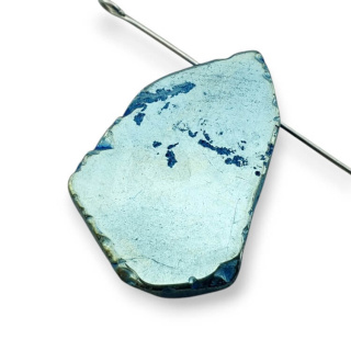 Agate titanium slice with hole 30x21 mm no 119