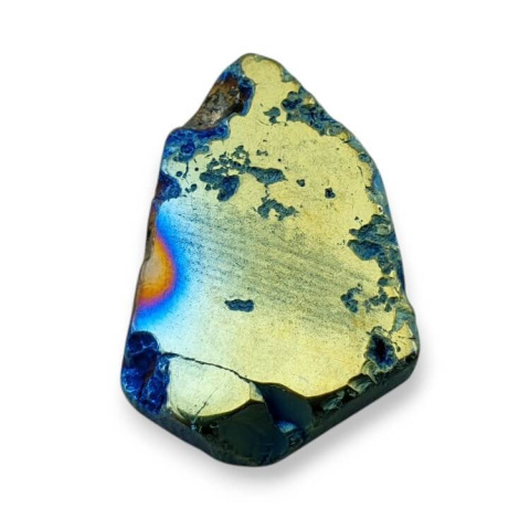 Titanium agate slice with hole 30x21 mm no 119 Titanium agate slice with hole 30x21 mm no 119