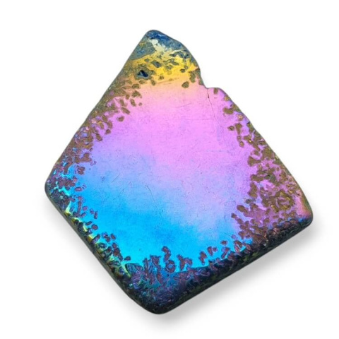 Titanium agate slice with hole 30x24 mm no. 258 Titanium agate slice with hole 30x24 mm no. 258
