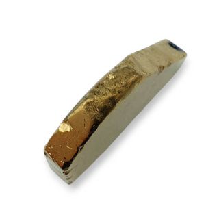 Titanium agate slice with hole 30x24 mm no 60