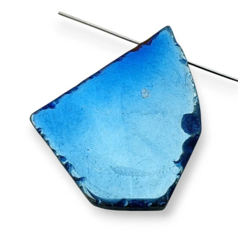 Titanium agate slice with hole 30x26 mm no. 102 Titanium agate slice with hole 30x26 mm no. 102