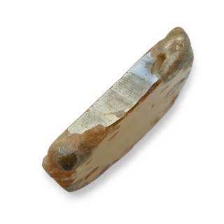 Titanium agate slice with hole 30x28 mm no 328