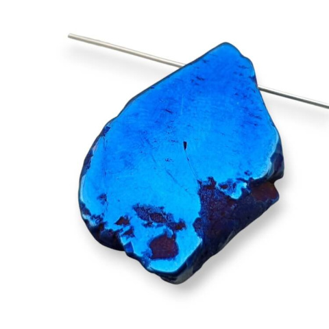 Titanium agate slice with hole 31x21 mm no 234 Titanium agate slice with hole 31x21 mm no 234