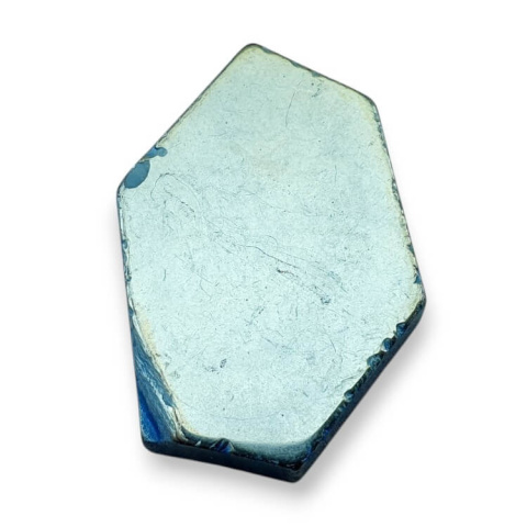 Titanium agate slice with hole 31x21 mm no 83 Titanium agate slice with hole 31x21 mm no 83