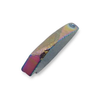 Titanium agate slice with hole 31x22 mm no 251