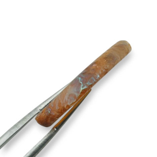 Titanium agate slice with hole 31x24 mm no 334