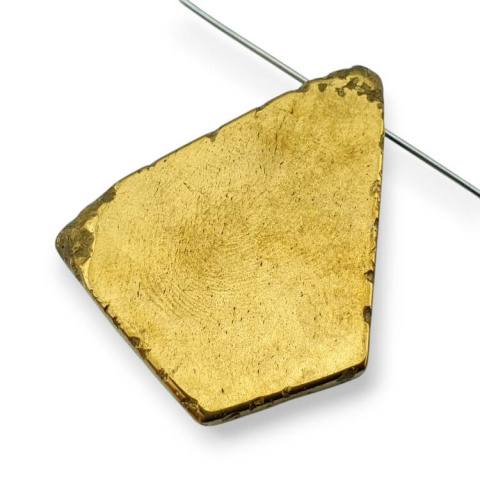 Titanium agate slice with hole 31x24 mm no 56 Titanium agate slice with hole 31x24 mm no 56