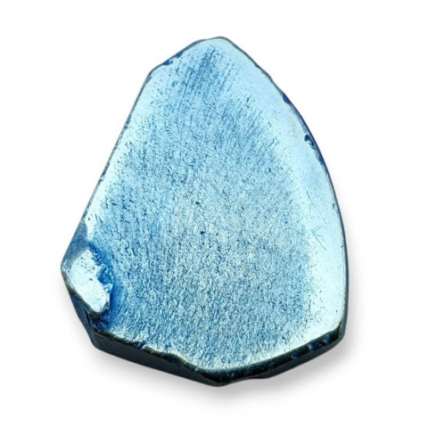 Titanium agate slice with hole 31x24 mm no 76 Titanium agate slice with hole 31x24 mm no 76