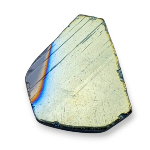 Titanium agate slice with hole 31x24 mm no 87 Titanium agate slice with hole 31x24 mm no 87