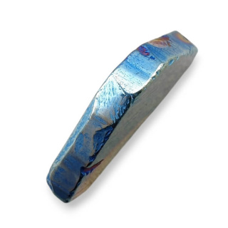 Titanium agate slice with hole 31x25 mm no 104
